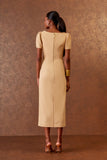 VESTIDO MIDI ABERTURA FRONTAL COLEÇÃO INVERNO 25