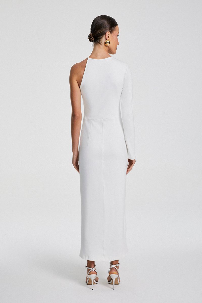 VESTIDO MIDI ASSIMETRICO UM OMBRO SÓ COLEÇÃO VERÃO 24