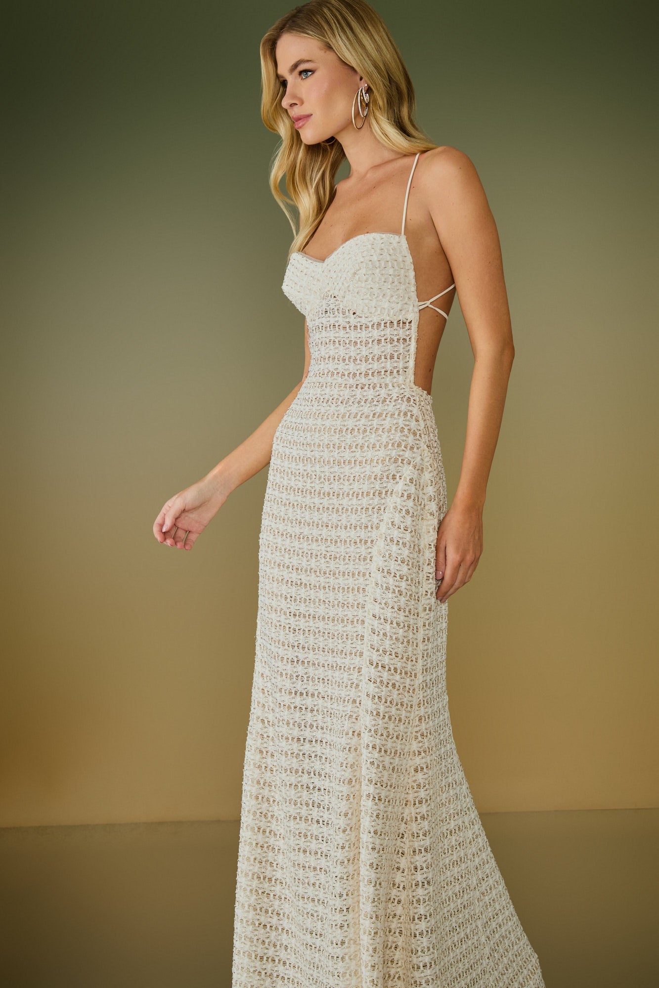 VESTIDO LONGO FERNANDA ALÇA CRUZADA COLEÇÃO ALTO VERÃO 26