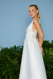VESTIDO MIDI SABRINA APLICAÇÃO COLEÇÃO VERÃO 26