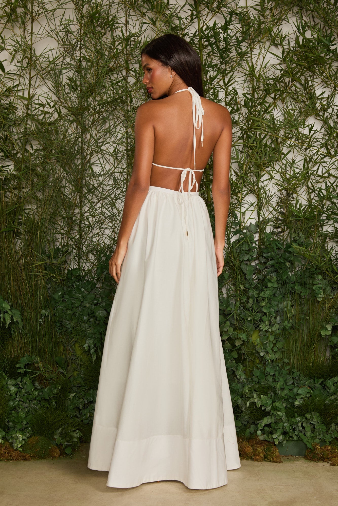 VESTIDO LONGO LAÍS TRICOLINE COLEÇÃO VERÃO 27