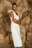 VESTIDO MIDI LAÇO OMBRO COLEÇÃO ALTO VERÃO 24