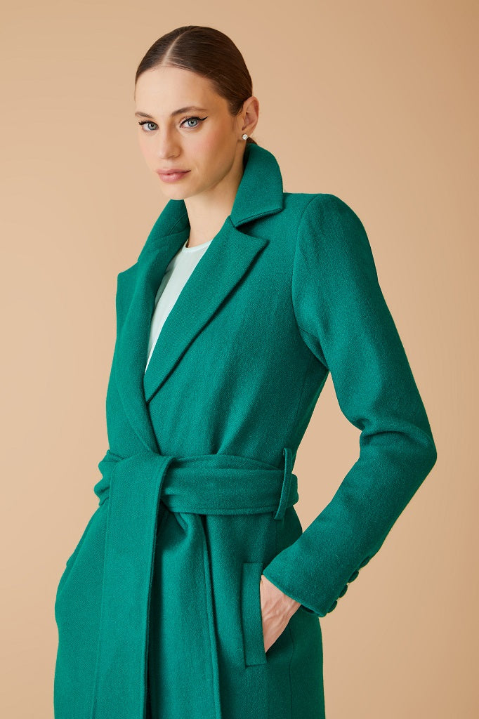 CASACO TRENCH COAT LÃ COLEÇÃO INVERNO 23