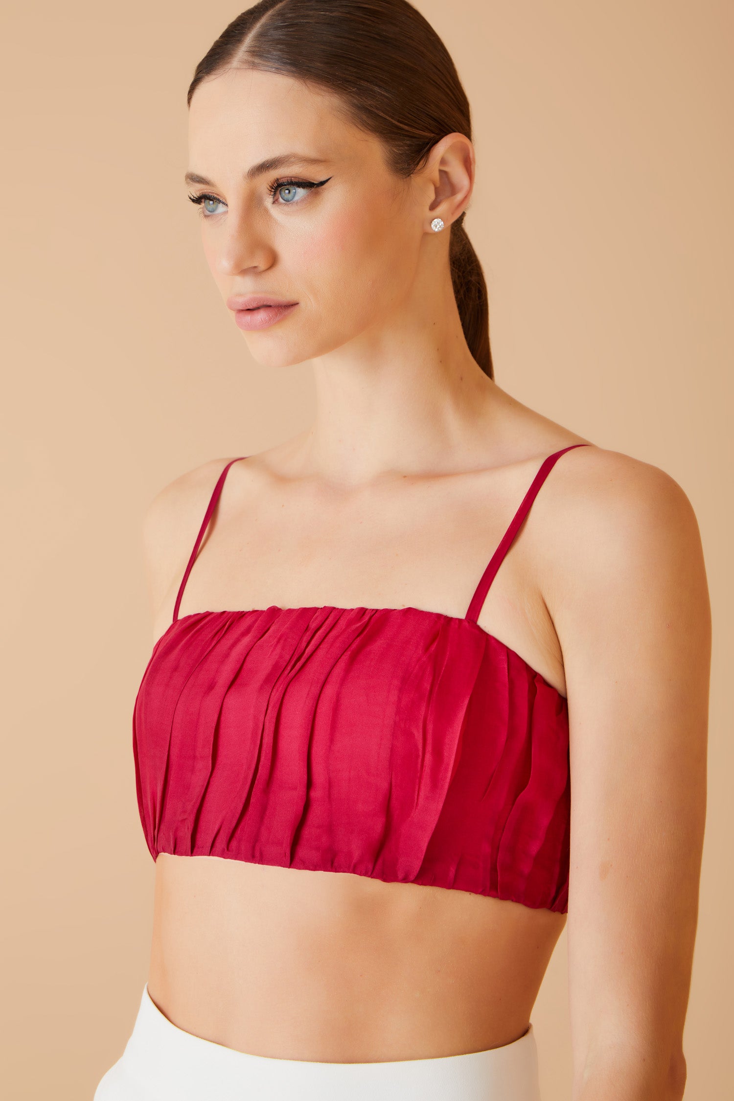 TOP DRAPE ALÇA ESTAMPA DEGRADE COLEÇÃO INVERNO 23