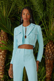 CASACO CROPPED BOLSO COLEÇÃO VERÃO 24