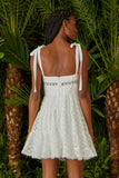 VESTIDO CURTO RENDA DETALHES RENDA  COLEÇÃO VERÃO 24