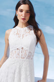 VESTIDO MIDI RECORTES RENDA COLEÇÃO VERAO 27