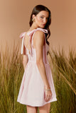 VESTIDO CURTO ALÇA LAÇO COLEÇÃO VERÃO 26