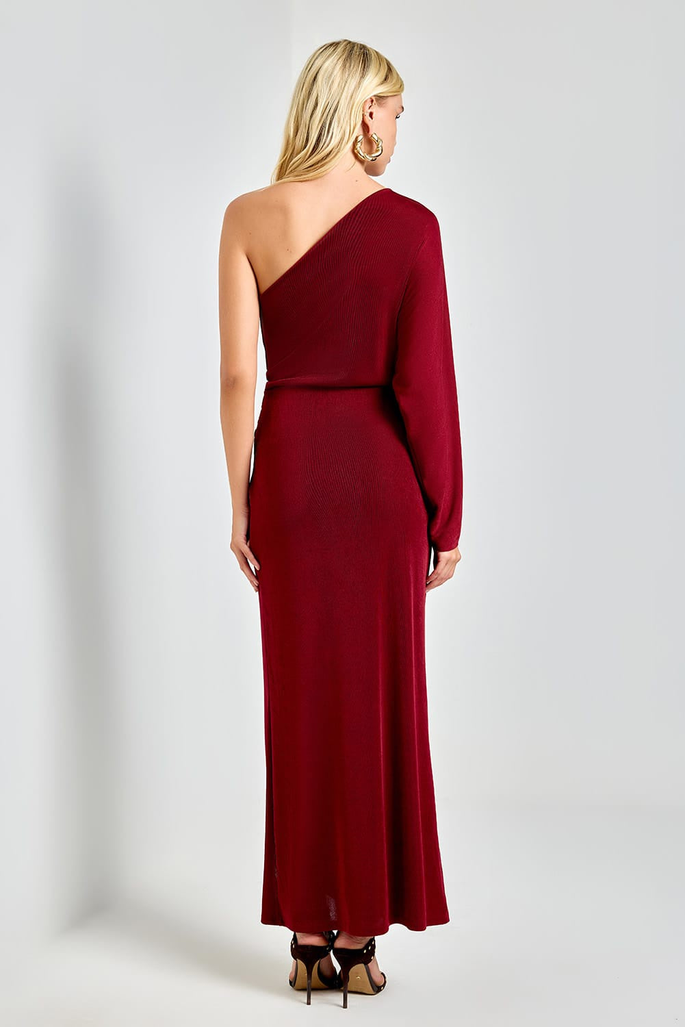 VESTIDO LONGO TRANSPASSADO FLOW COLEÇÃO INVERNO 25