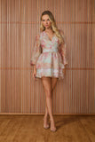 VESTIDO CURTO BABI DECOTE V COLEÇÃO INVERNO 25
