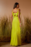 VESTIDO LONGO DETALHE FLORES COLEÇÃO VERÃO 26