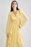 VESTIDO DRAPEADO HARMONY COLEÇÃO VERÃO 26