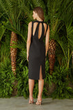 VESTIDO MIDI RECORTE COSTA COLEÇÃO VERÃO 24