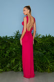 VESTIDO LONGO MANUELA MEIA LUA COLEÇÃO VERÃO 26