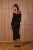 VESTIDO MIDI TRICOT SARAH COLEÇÃO INVERNO 25