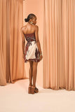 VESTIDO CURTO FRANZIDO COLEÇÃO VERÃO 26
