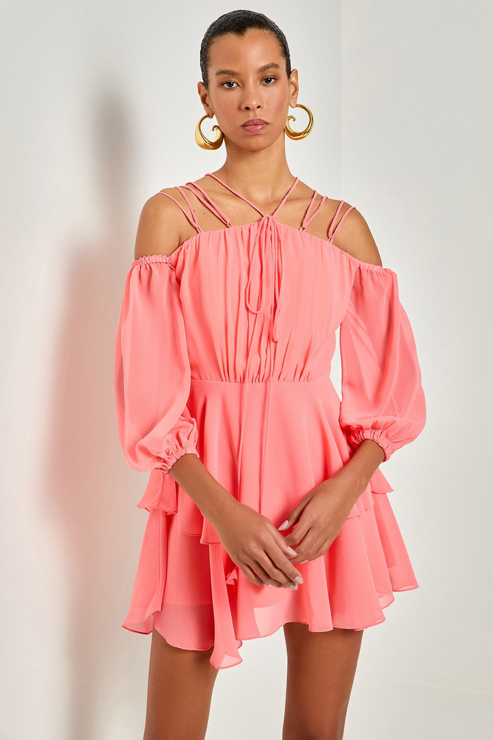 VESTIDO CURTO TULIPA COLEÇÃO VERÃO 25