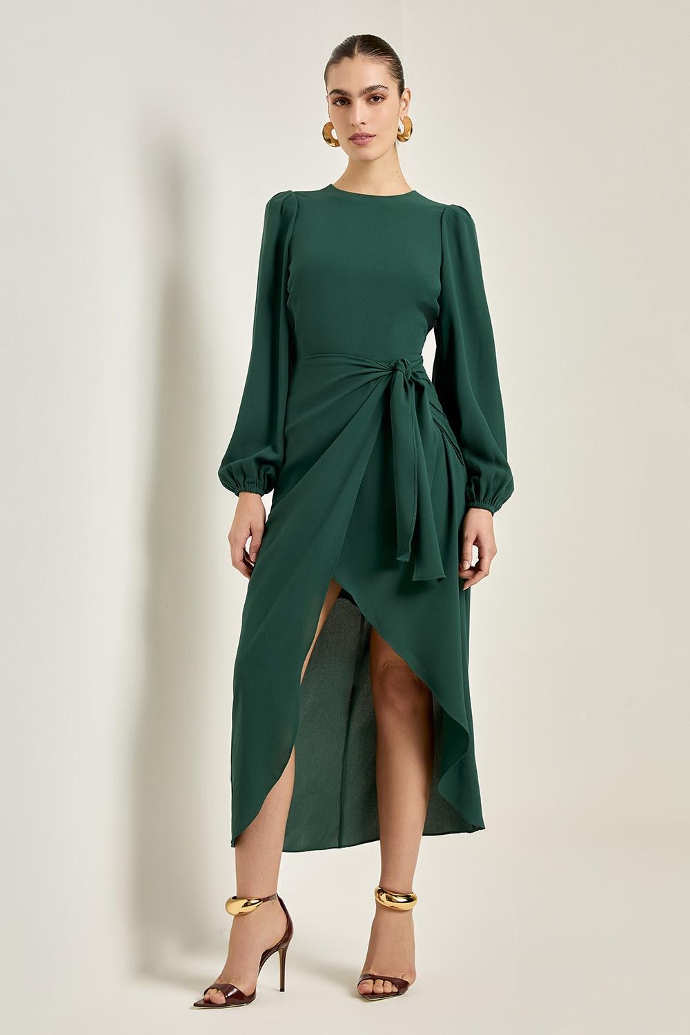 VESTIDO MIDI LUMIERE COLEÇÃO INVERNO 24