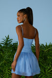 VESTIDO CURTO JULIA ALÇAS FINAS GODE COLEÇÃO VERÃO 26