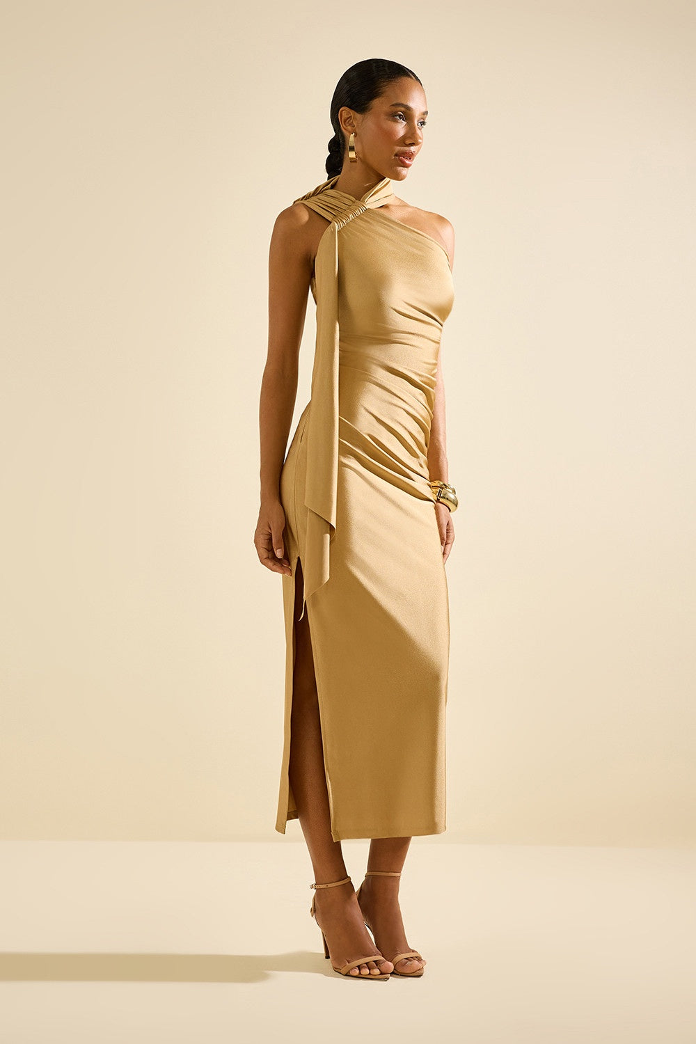 VESTIDO MIDI CRETA COLEÇÃO VERÃO 26