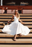 VESTIDO MIDI DETALHE DECOTE E ALCA COM PREGAS SAIA COLEÇÃO VERÃO 27