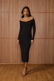 VESTIDO MIDI TRICOT SARAH COLEÇÃO INVERNO 25