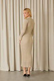 VESTIDO MIDI AURORA TRICOT COLEÇÃO INVERNO 26