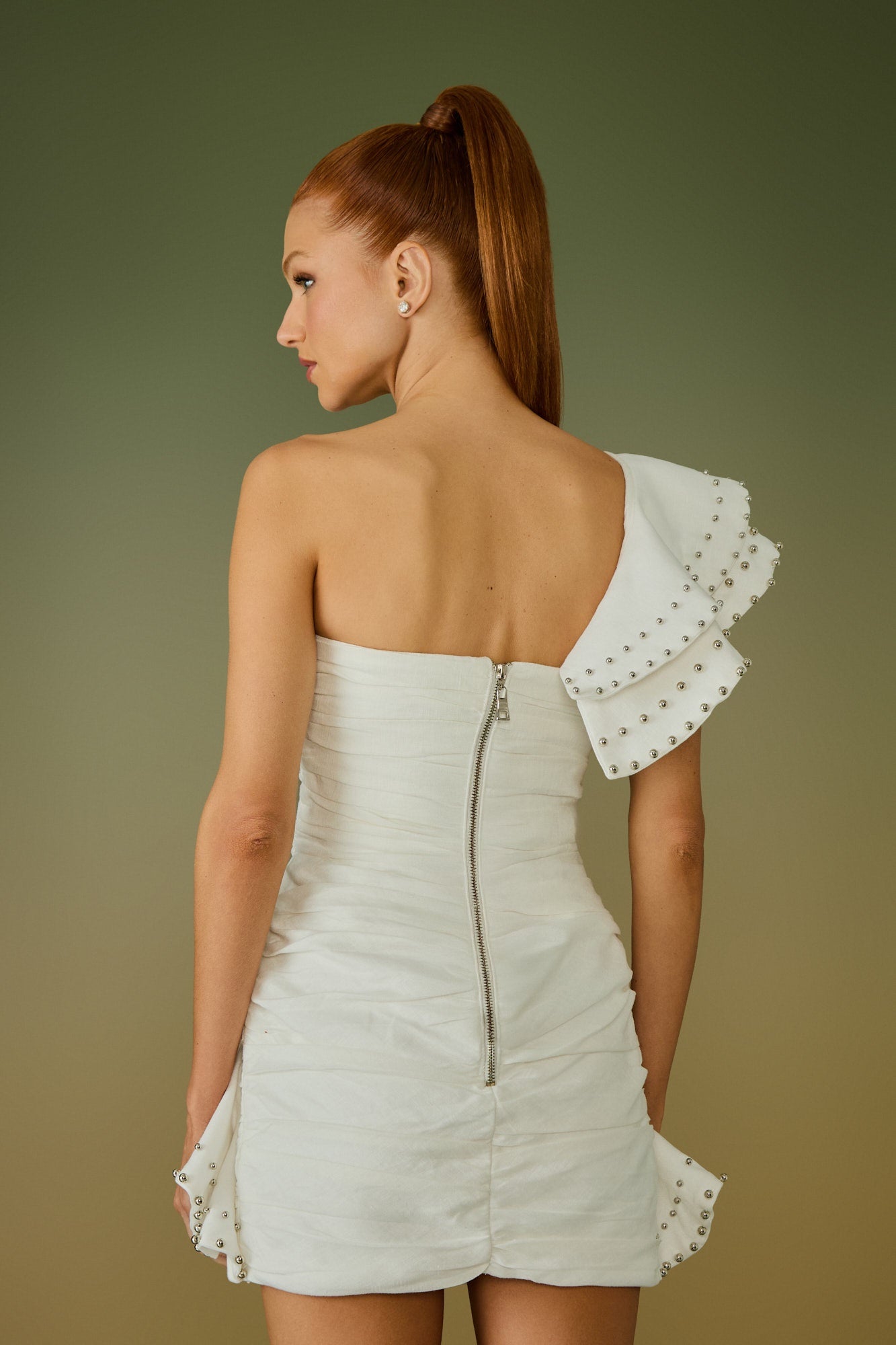 VESTIDO CURTO CAMERON BABADO COLEÇÃO ALTO VERÃO 26