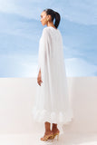 VESTIDO MIDI CAPA BABADO NUVEM COLEÇÃO VERÃO 27