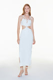 VESTIDO MIDI ALÇAS TRANSPASSADAS COLEÇÃO VERÃO 24