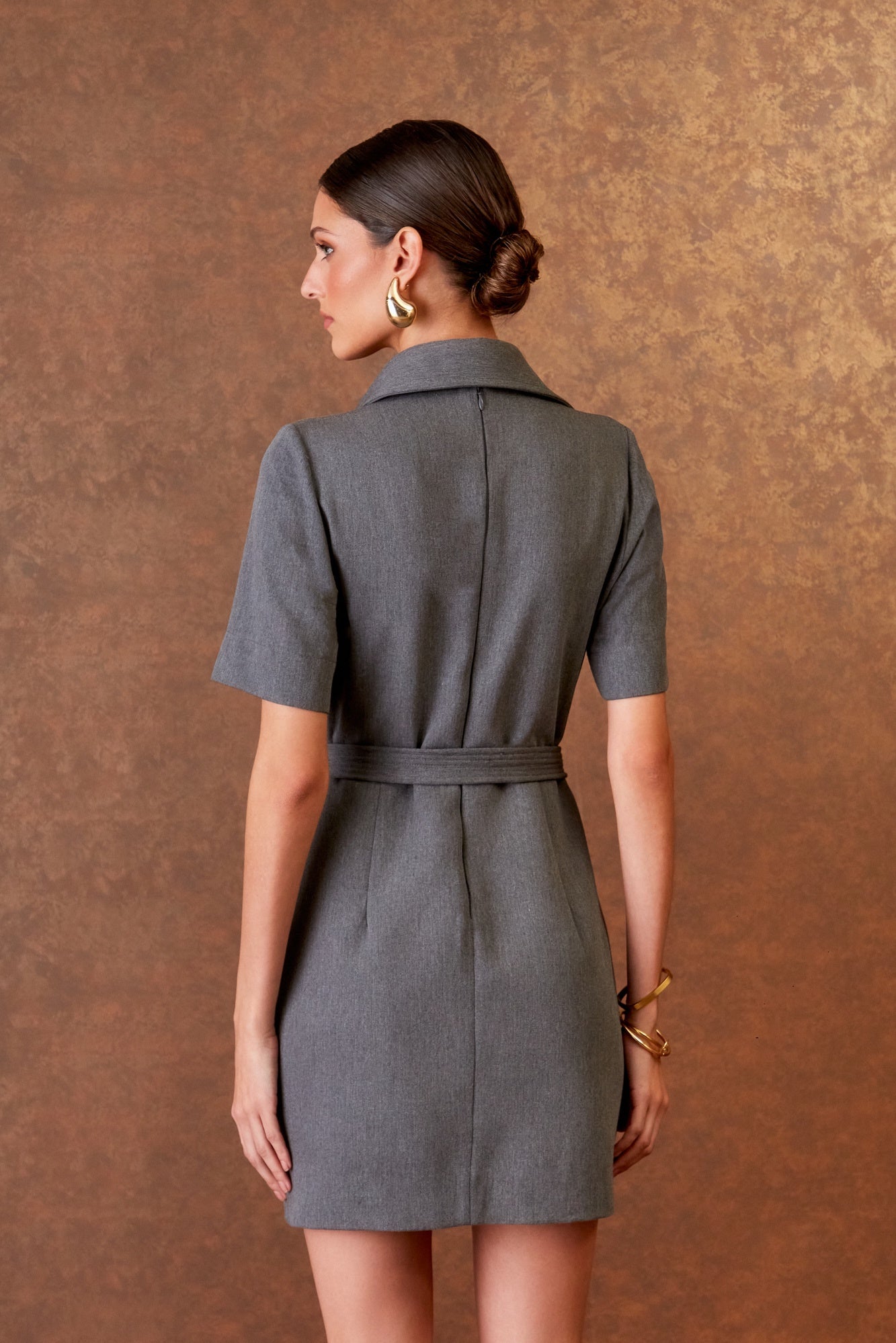 VESTIDO POLO CINTO COLEÇÃO INVERNO 25