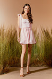 VESTIDO CURTO ALÇA LAÇO COLEÇÃO VERÃO 26