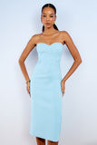VESTIDO CORSELET MIDI COLEÇÃO ALTO VERÃO 26