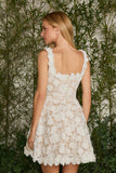 VESTIDO CURTO GIANE FLOR COLEÇÃO VERÃO 27