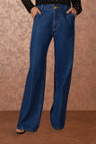 CALÇA JEANS BOLSO FACA PREGAS COLEÇÃO INVERNO 25