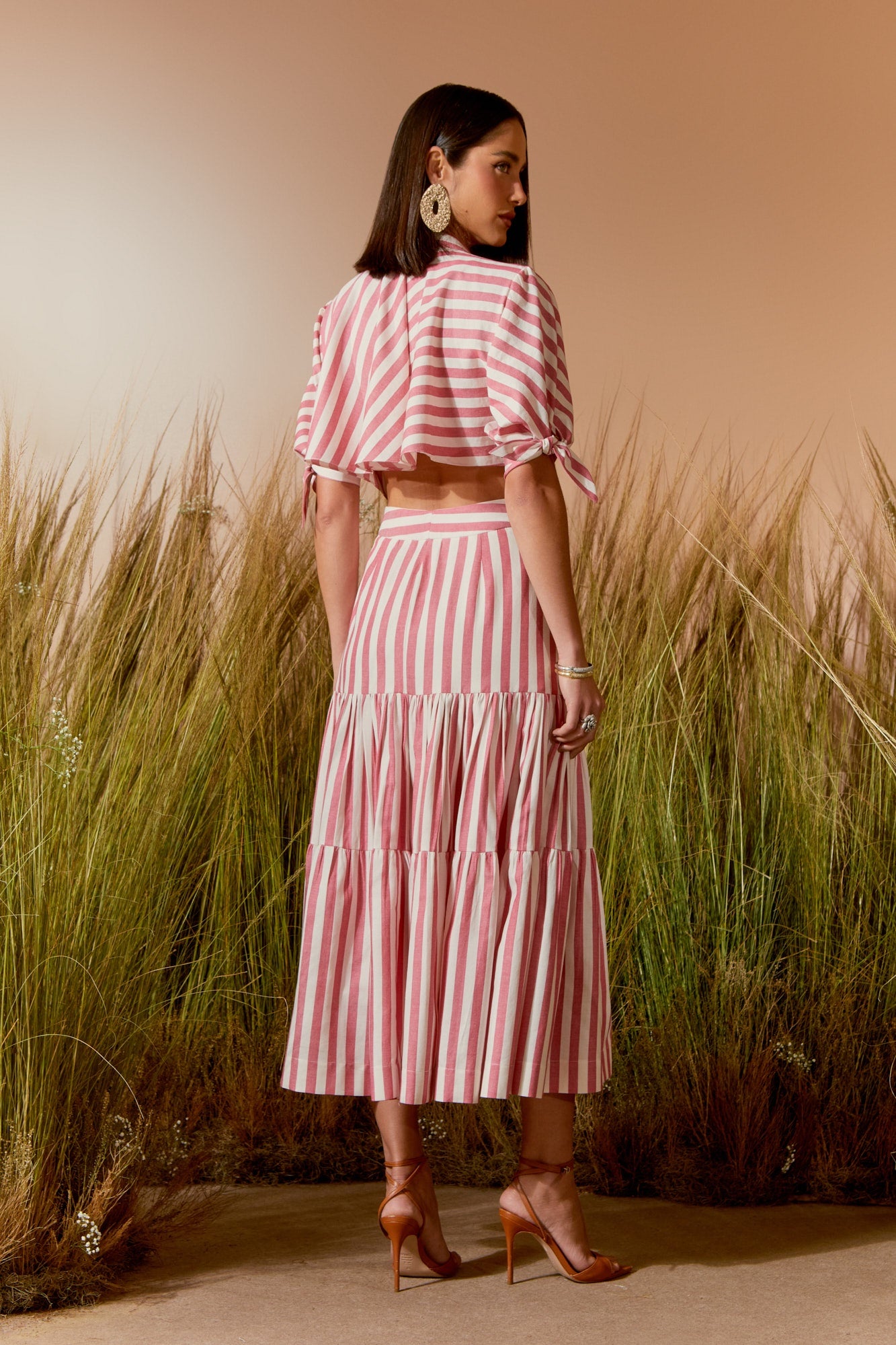 CHEMISE LISTRADO ROMA COLEÇÃO VERÃO 26