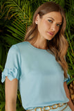 BLUSA LAÇO MANGA COLEÇÃO VERÃO 24