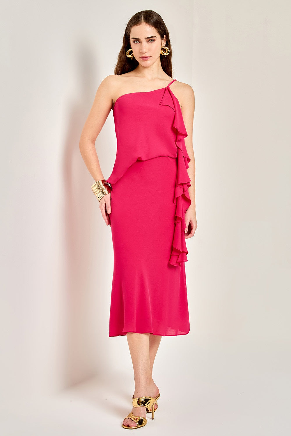 CONJUNTO DE SAIA MIDI E REGATA TUCANO COLEÇÃO VERÃO 25