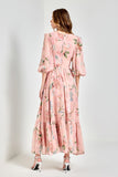 VESTIDO MIDI FLORAL DOS SONHOS COLEÇÃO VERÃO 26