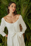 VESTIDO LONGO ENTREMEIOS RENDA COLEÇÃO VERÃO 24