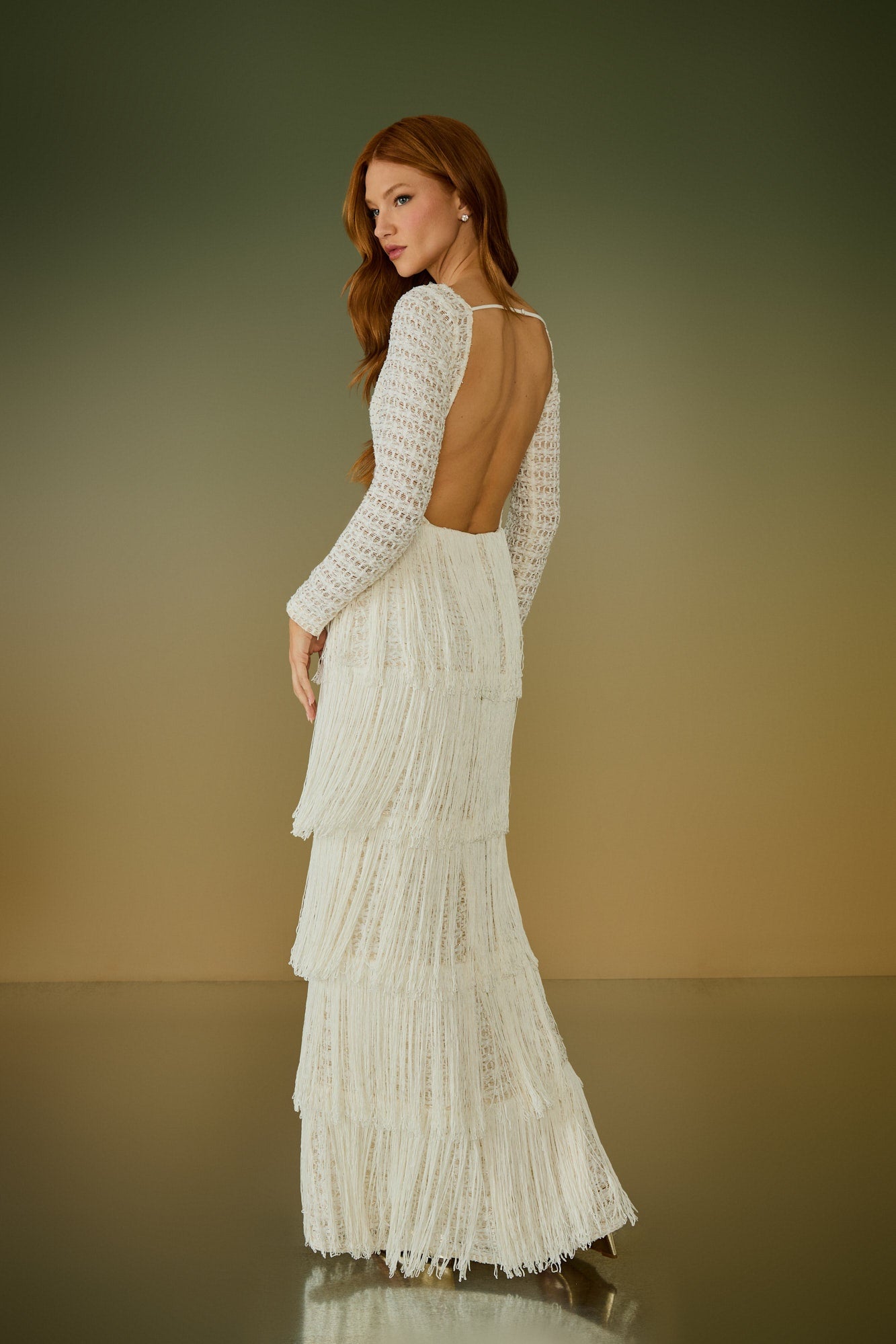 VESTIDO LONGO BEATRICE DECOTE COSTAS COLEÇÃO ALTO VERÃO 26