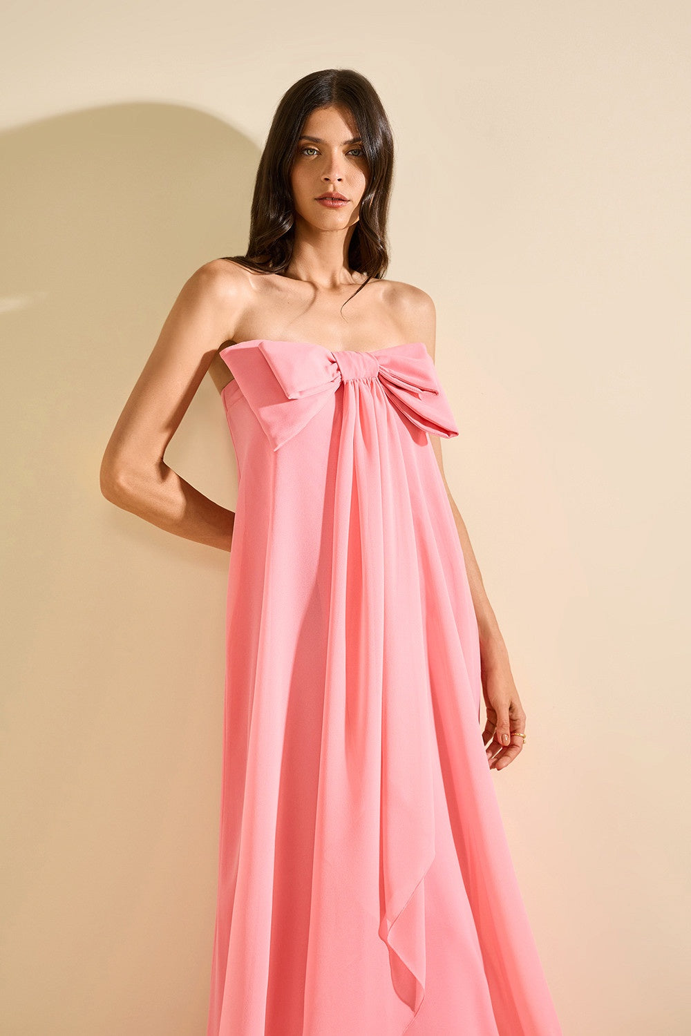 VESTIDO LONGO ENCANTO LAÇO COLEÇÃO VERÃO 26