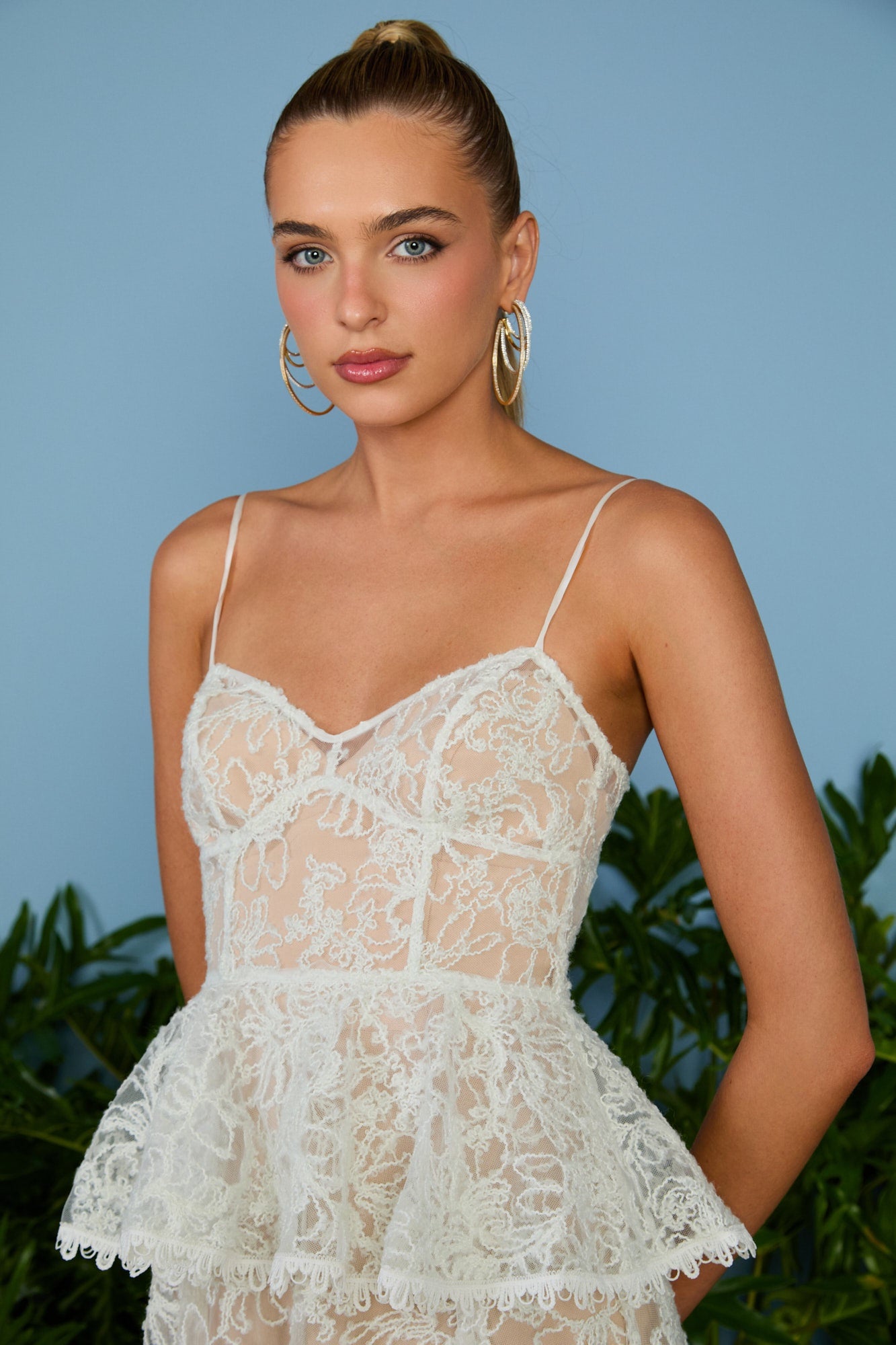 VESTIDO LONGO IVY PEPLUM COLEÇÃO VERÃO 26