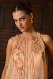 VESTIDO LONGO SEDA ESTAMPA CARTE COLEÇÃO INVERNO 26