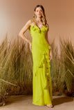 VESTIDO LONGO DETALHE FLORES COLEÇÃO VERÃO 26