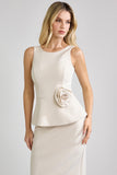 VESTIDO MIDI PETALE COLEÇÃO VERÃO 26