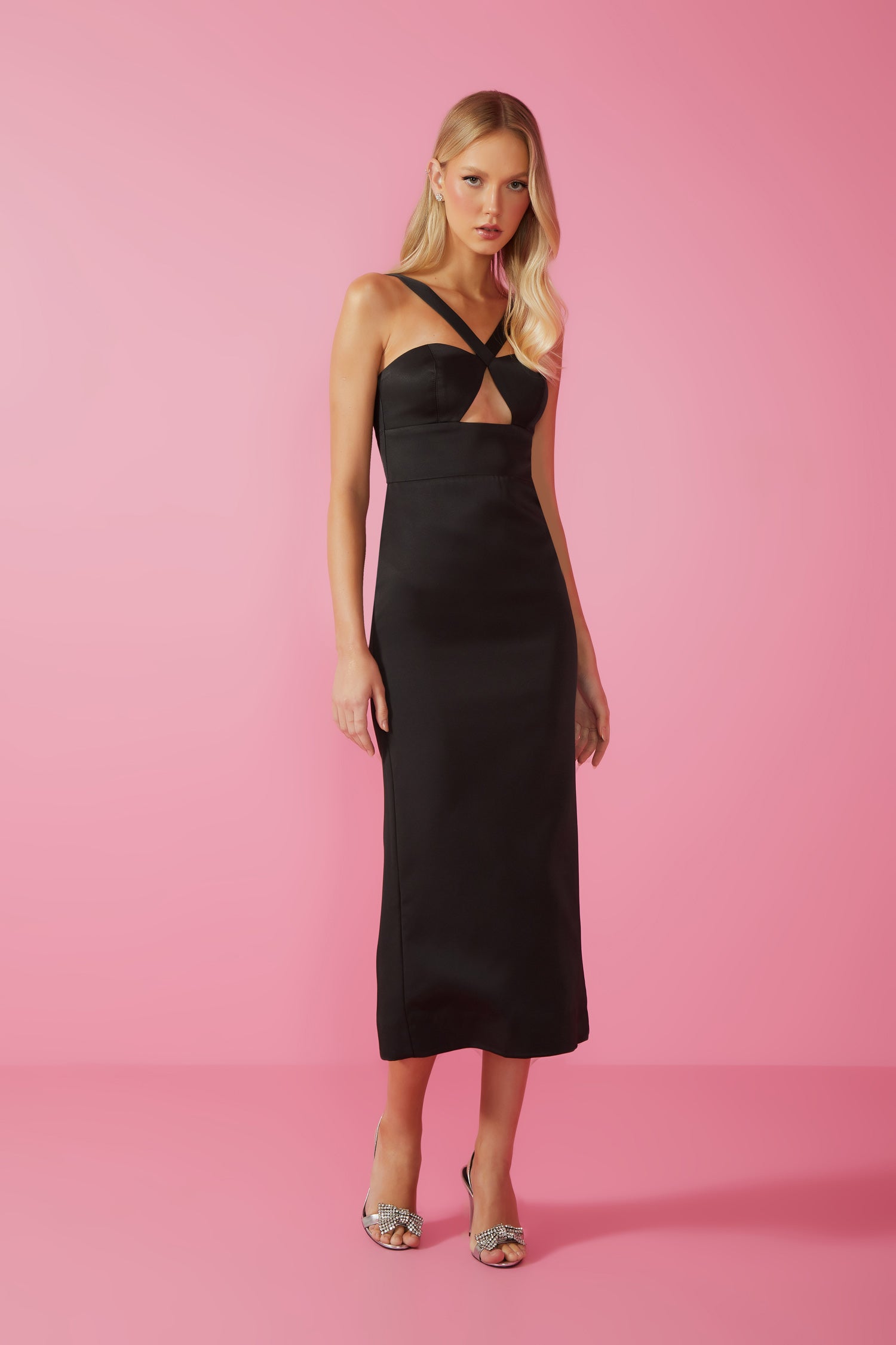 VESTIDO MIDI MICHELLE COLEÇÃO VERÃO 24