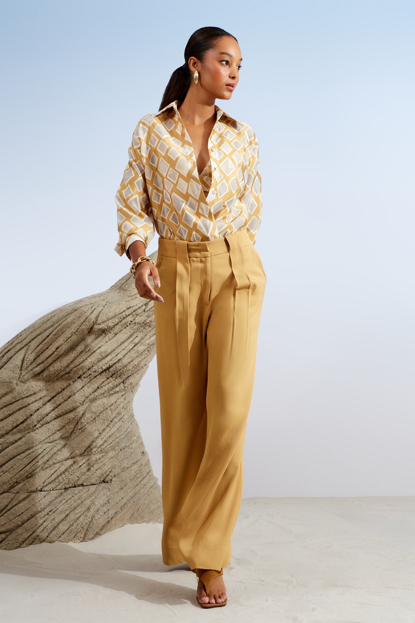 CAMISA DEVORE LOSANGOS COLEÇÃO ALTO VERÃO 26