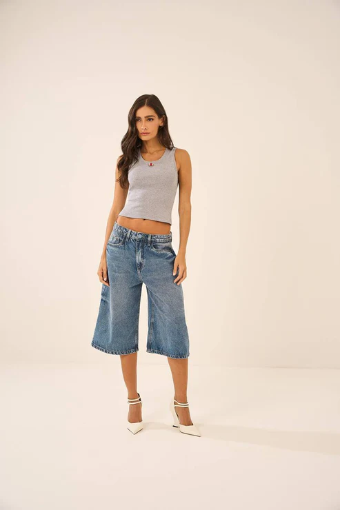BERMUDA JEANS COLEÇÃO INVERNO 25