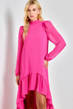 VESTIDO MULLET MANGA LONGA COLEÇÃO VERÃO 26